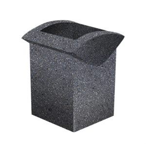 Ландшафтные элементы УРНА-3 500*460*600 Серый Мозаичный бетон