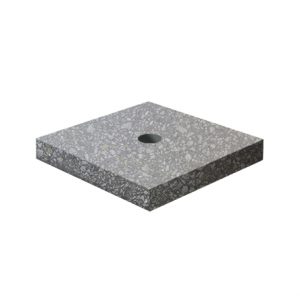 Ландшафтные элементы ПОДСТАВКА-2 500*500*100 Черный Мозаичный бетон