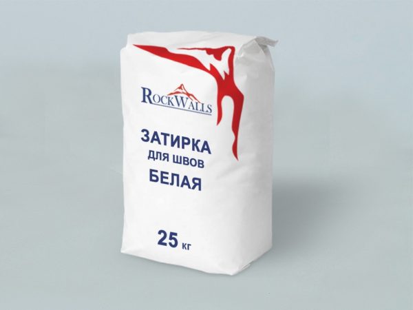 Затирка для камня RockWalls (Белая - 25 кг)